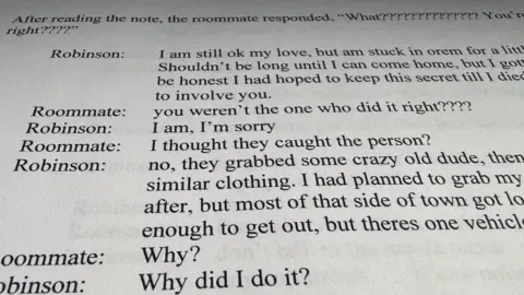 Exclusive Message Log Involving Charlie Kirk Accused and Housemate